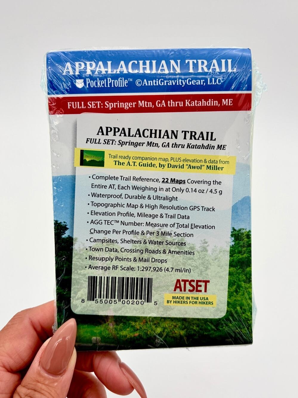 Appalachian Trail Maps ENTIRE Trail 22 AntiGravityGear PocketProfile NEW